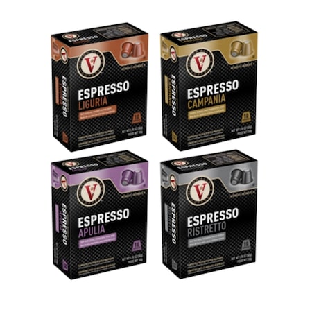Espresso Capsules Variety Pack, 40 Count, Compatible With Nespresso Machines
